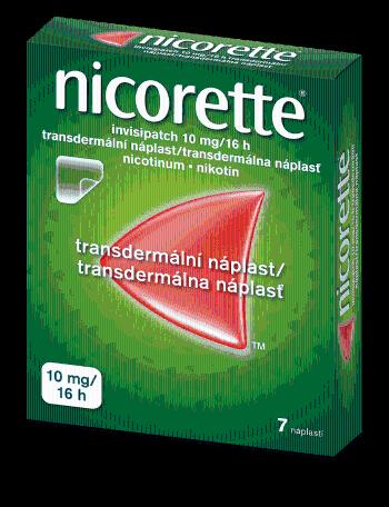 Nicorette ® invisipatch 10 mg/16 h transdermální náplasti 7 ks