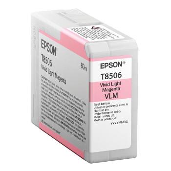 EPSON T8506 (C13T850600) - originální cartridge, světle purpurová, 80ml