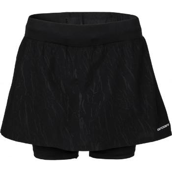 Arcore FOGGIA Dámské běžecké šortky se sukní, černá, velikost L