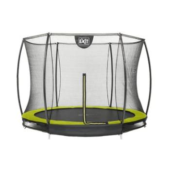 EXIT Trampolína Silhouette ø244cm s bezpečnostní sítí - černá