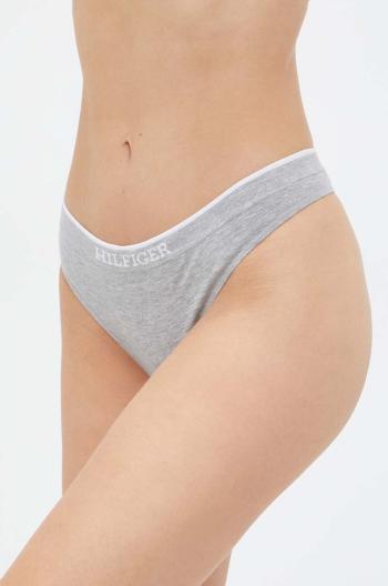 Tanga Tommy Hilfiger šedá barva, UW0UW04810