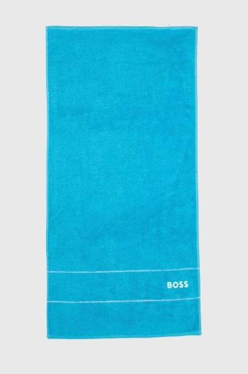 Bavlněný ručník BOSS Plain River Blue 50 x 100 cm