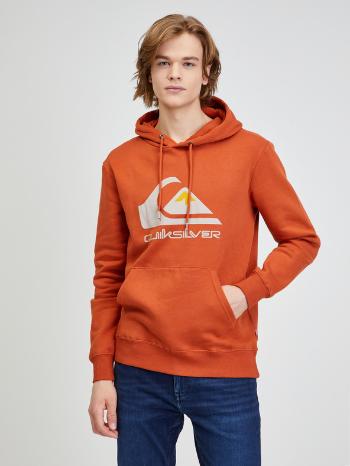 Quiksilver Big Logo Hood Mikina Oranžová