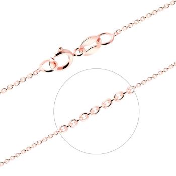 Cutie Jewellery Jemný řetízek z růžového zlata Anker Z0014 38 cm