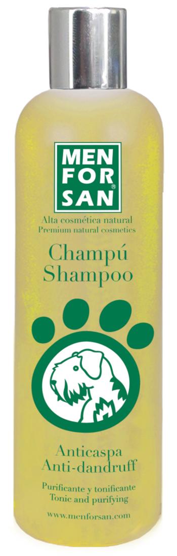 Menforsan Přírodní šampon pro psy proti lupům s citrónem 300 ml