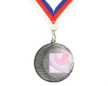 Medaile Růžový abstraktní vzor