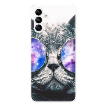 Odolné silikonové pouzdro iSaprio - Galaxy Cat - Samsung Galaxy A04s