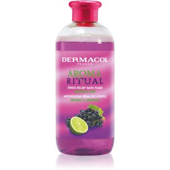 Dermacol Aroma Ritual Grape & Lime antistresová pěna do koupele 500 ml