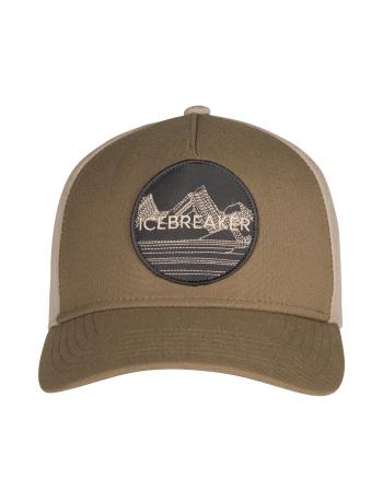 merino čepice ICEBREAKER Adult Icebreaker Graphic Hat, Flint/British Tan velikost: OS (UNI)