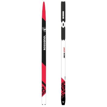 Rossignol DELTA SPORT R-SKIN-XC Běžecké lyže na klasiku s podporou stoupání, černá, velikost 189