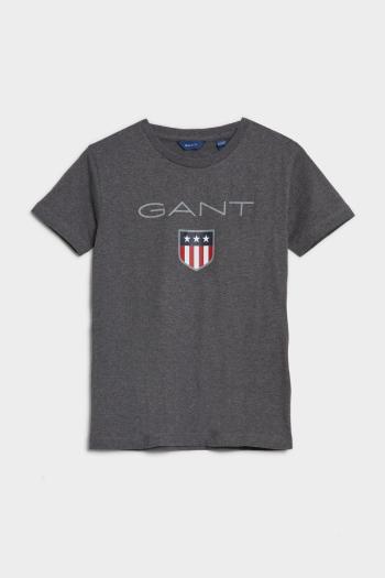 TRIČKO GANT GANT SHIELD SS T-SHIRT šedá 122/128