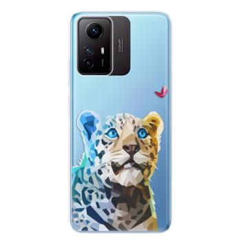 Odolné silikonové pouzdro iSaprio - Leopard With Butterfly - Xiaomi Redmi Note 12S