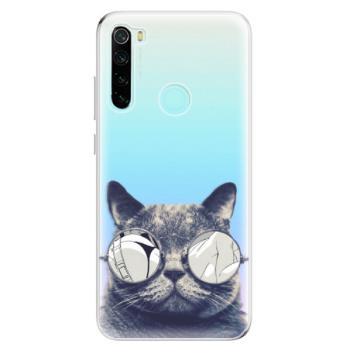 Odolné silikonové pouzdro iSaprio - Crazy Cat 01 - Xiaomi Redmi Note 8