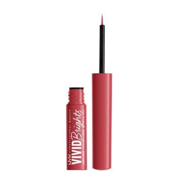 NYX Professional Makeup Vivid Brights 2 ml oční linka pro ženy 04 On Red tekuté linky