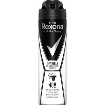 Rexona Men  Invisible Black + White antiperspirant sprej pro muže 150ml (8712561534444)