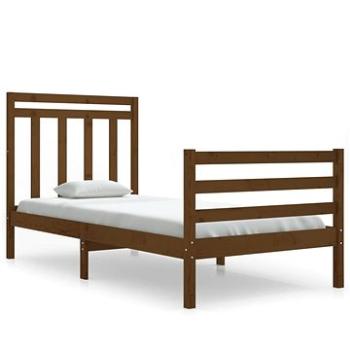 Rám postele medově hnědý masivní dřevo 90 × 190 cm Single, 3105283 (3105283)