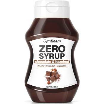GymBeam Zero Syrup toppingový sirup bez kalorií příchuť Chocolate & Hazelnut 350 ml