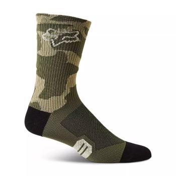 Cyklo ponožky FOX 6" Ranger Sock  L/XL (43-45)  Green Camo