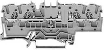 Řadová svorka Wago 2002-1861, pružinová, 5,2 mm, šedá