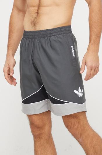 Plavkové šortky adidas Originals šedá barva, IT8634