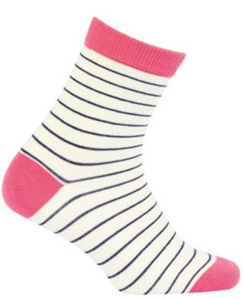 Vzorované dětské ponožky WOLA PROUŽKY Velikost: 30-32