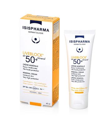 ISISPHARMA UVEBLOCK Mineral Cream SPF50+ 40 ml
