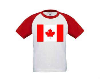 Dětské tričko baseball Kanada
