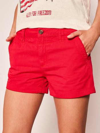 Pepe Jeans dámské červené šortky Balboa