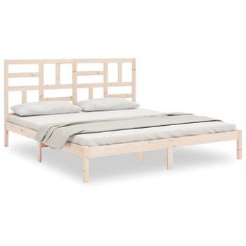 Rám postele masivní dřevo 200 × 200 cm, 3105970 (3105970)
