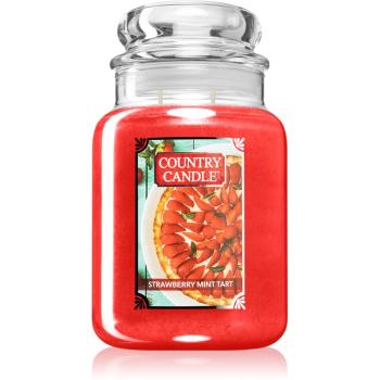 Country Candle Strawberry Mint Tart vonná svíčka 680 g