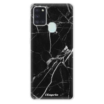 Odolné silikonové pouzdro iSaprio - Black Marble 18 - Samsung Galaxy A21s