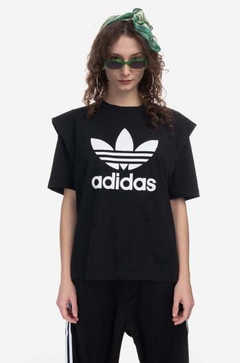 Bavlněné tričko adidas Originals IC8805 Tee černá barva, IC8805-black