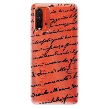 Odolné silikonové pouzdro iSaprio - Handwriting 01 - black - Xiaomi Redmi 9T