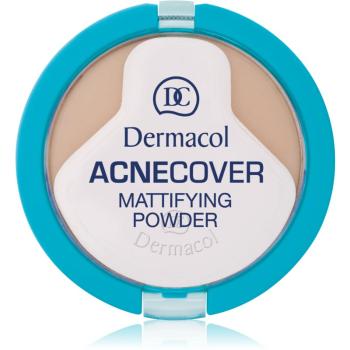 Dermacol Acne Cover kompaktní pudr pro problematickou pleť, akné odstín Sand 11 g