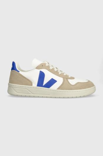 Kožené sneakers boty Veja V-10 béžová barva, VX0503477