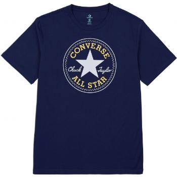 Converse CHUCK PATCH TEE Pánské triko, tmavě modrá, velikost S