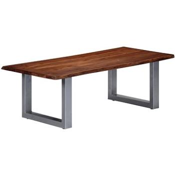 Konferenční stolek s živou hranou 115x60x40 cm akáciové dřevo (247828)
