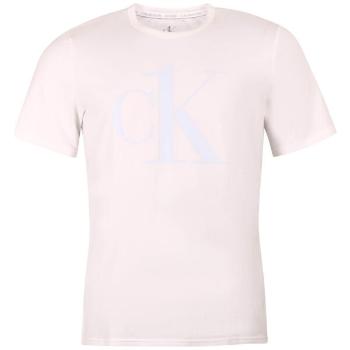 Calvin Klein S/S CREW NECK Pánské tričko, bílá, velikost