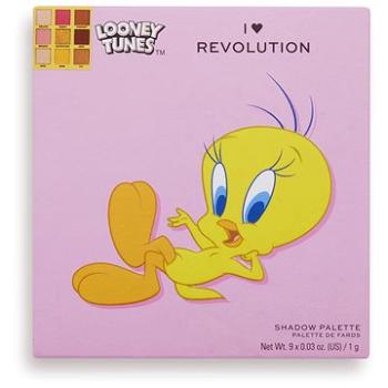 I HEART REVOLUTION Looney Tunes X Tweety Mini Shadow Palette (5057566605694)