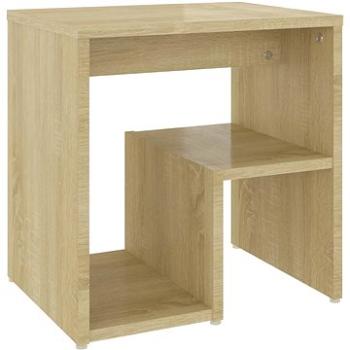 SHUMEE Noční stolek dub sonoma 40 × 30 × 40 cm dřevotříska, 806334 (806334)