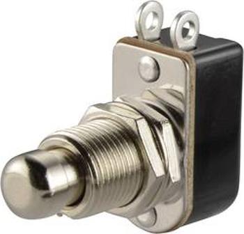 Tlačítko TRU COMPONENTS TC-R13-85A-05, 250 V/AC, 3 A, kov, 1 ks