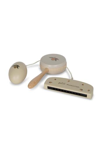 Sada hudebních nástrojů Konges Sløjd WOODEN MUSIC SET LEMON FSC KS101130