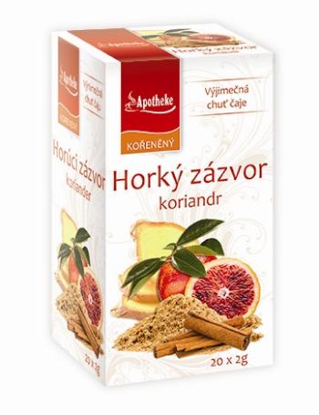 Apotheke Horký zázvor a koriandr čaj sáčky 20 x 2 g