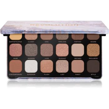 Makeup Revolution Forever Flawless paleta očních stínů odstín Timeless Fantasy 18 x 1.1 g