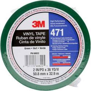 PVC tape 3M 471IW-GR50-D, (d x š) 33 m x 50 mm, zelená, 1 ks