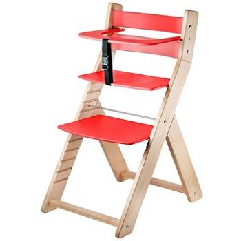Rostoucí židle Wood Partner Luca Barva: lak/červená (8592927751568)