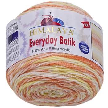 BELLATEX s.r.o. Příze Everyday Batik 140 g - 74203 oranžová, žlutá, bílá (9816)