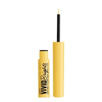 NYX Professional Makeup Vivid Brights 2 ml oční linka pro ženy 03 Had Me At Yellow tekuté linky