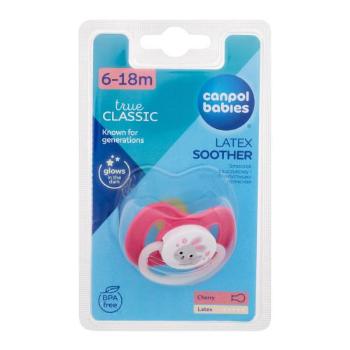 Canpol babies Bunny & Company Latex Soother Pink 6-18m 1 ks dudlík pro děti