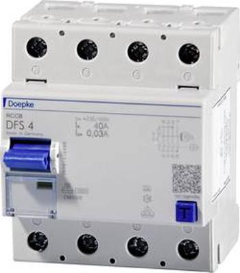 Proudový chránič Doepke 09136901, 40 A 0.3 A 230 V, 400 V 4pólový